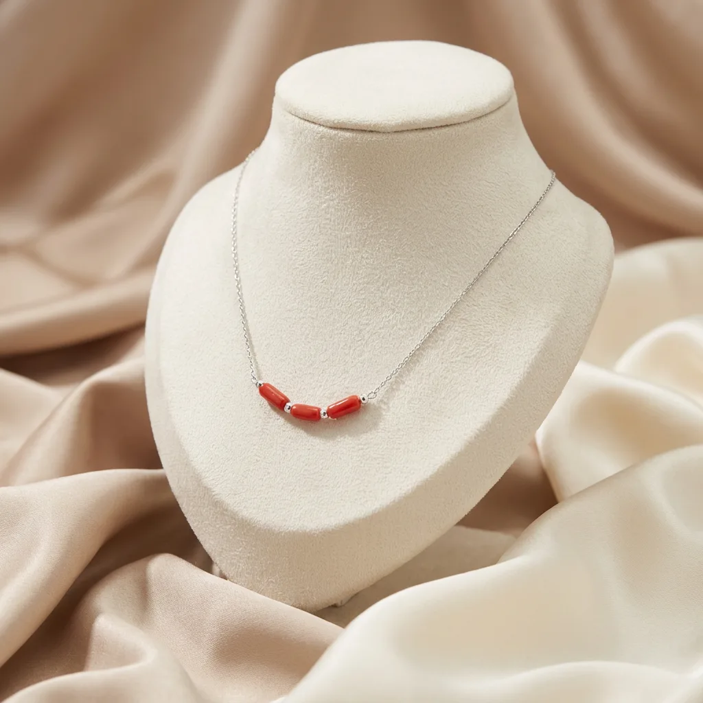 Tamrit - collier berb�re corail naturel Maroc AMAYAS
