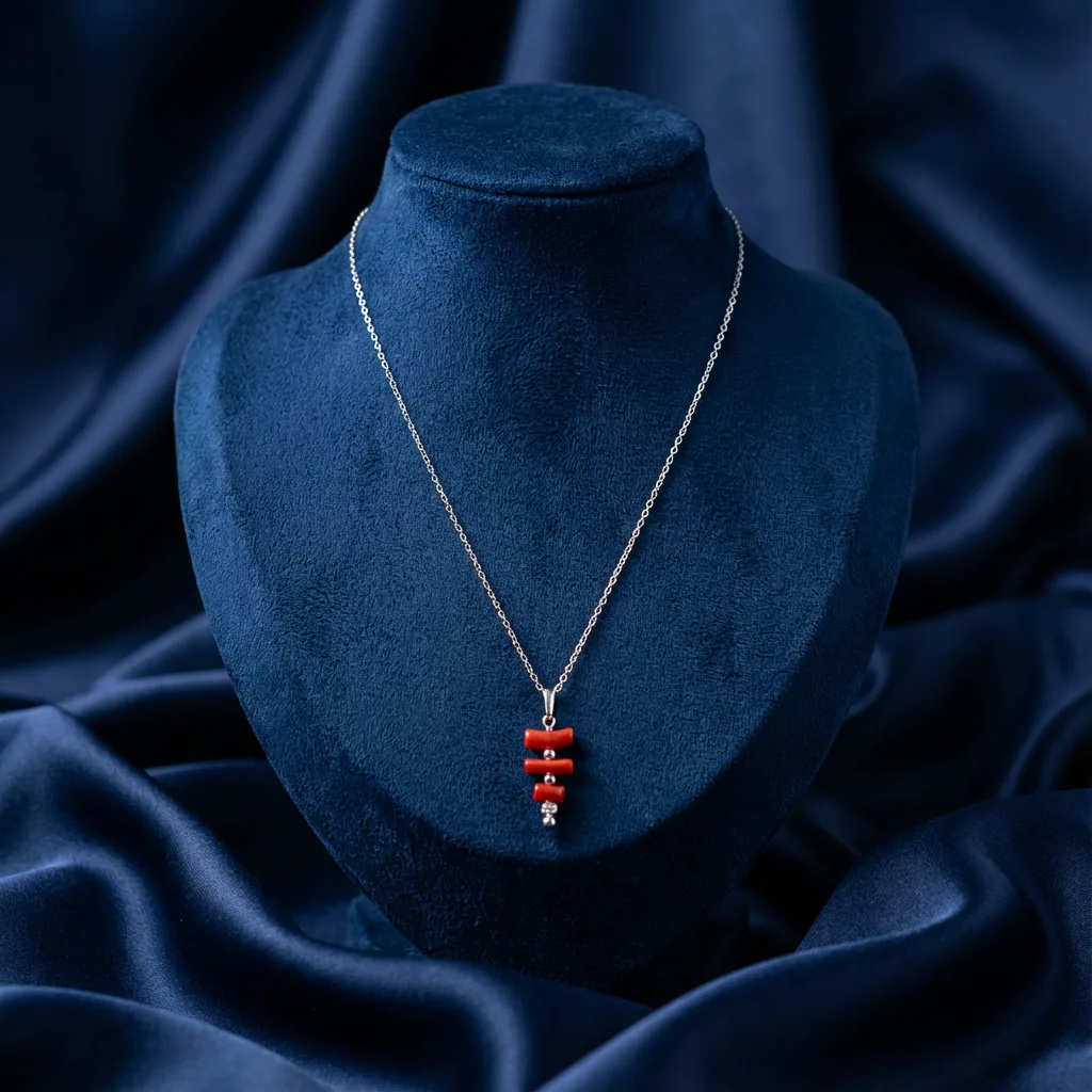 Vermilion - lifestyle bijou corail naturel AMAYAS